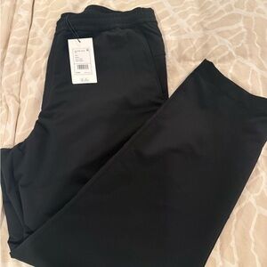 Theory Classic Black Trousers with Elastic waist band and Draw string inside